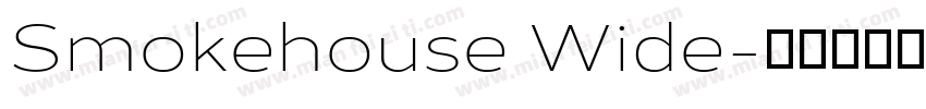 Smokehouse Wide字体转换